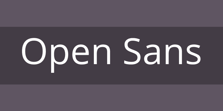 Open Sans – Thân thiện và tối ưu trên di động