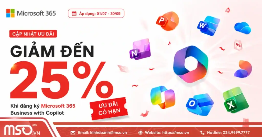 ưu đãi đăng ký microsoft 365 business with copilot