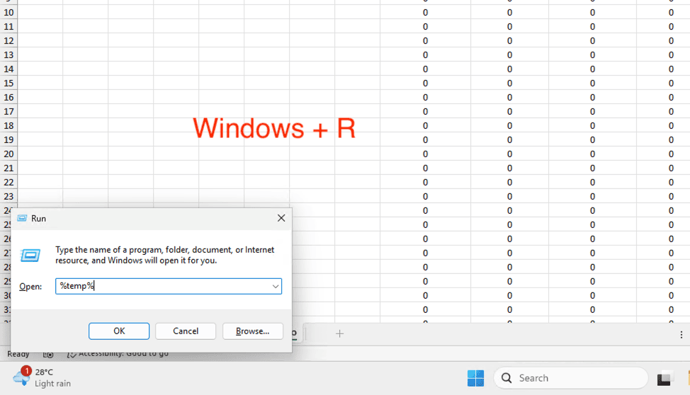 Cách khôi phục Sheet đã xóa trong Excel bằng file Temp (.tmp)