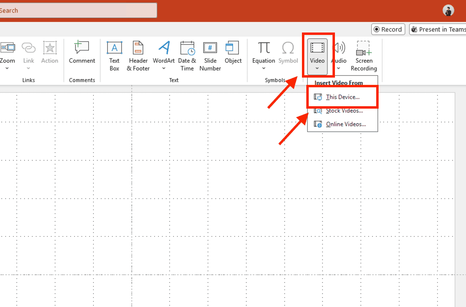 Làm đồng hồ đếm ngược trong PowerPoint bằng Video có sẵn