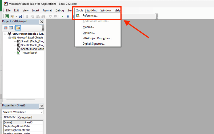 Cách kết nối Excel với SQL Server thông qua VBA