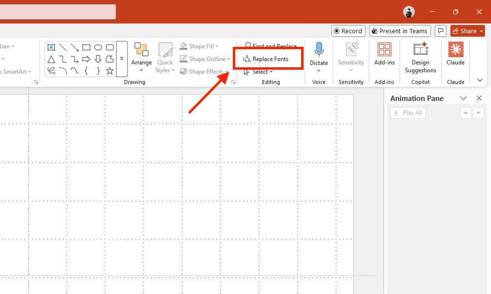Sửa lỗi Font chữ trong PowerPoint khi tải về bằng Replace Fonts