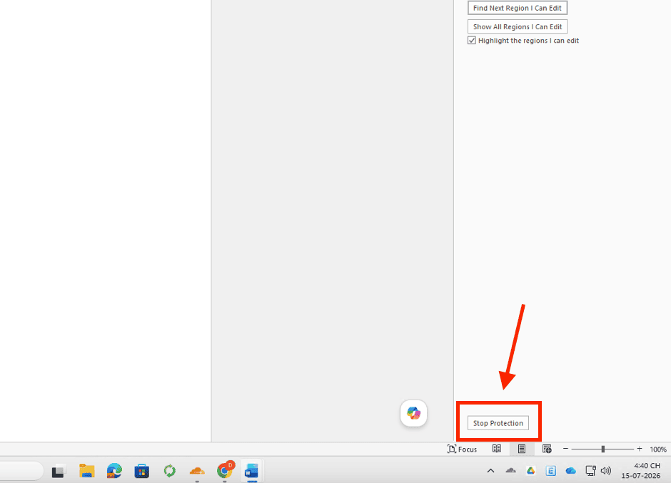 Xử lý lỗi Selection is locked trong Word do tính năng Restrict Editing