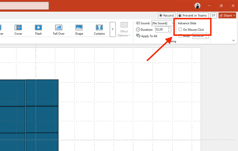 Lỗi nhảy Slide và cách xử lý khi làm trò chơi ô chữ trên PowerPoint