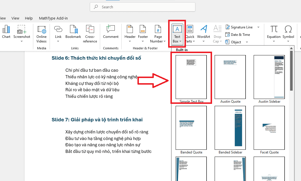Khoanh tròn chữ trong Word bằng Text Box và Border