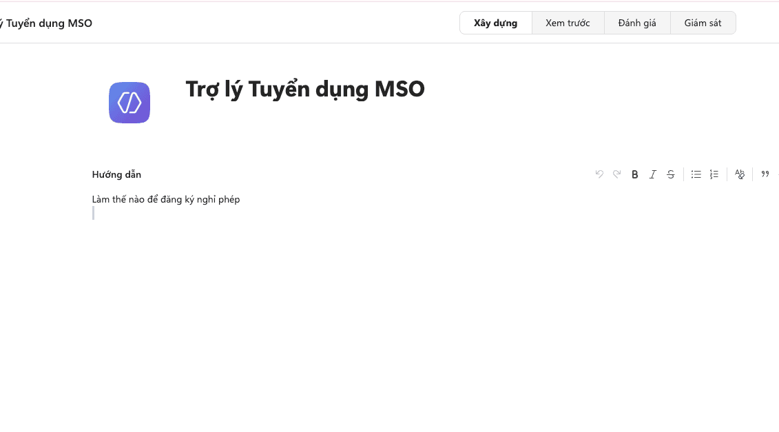 Sử dụng Microsoft Copilot Studio