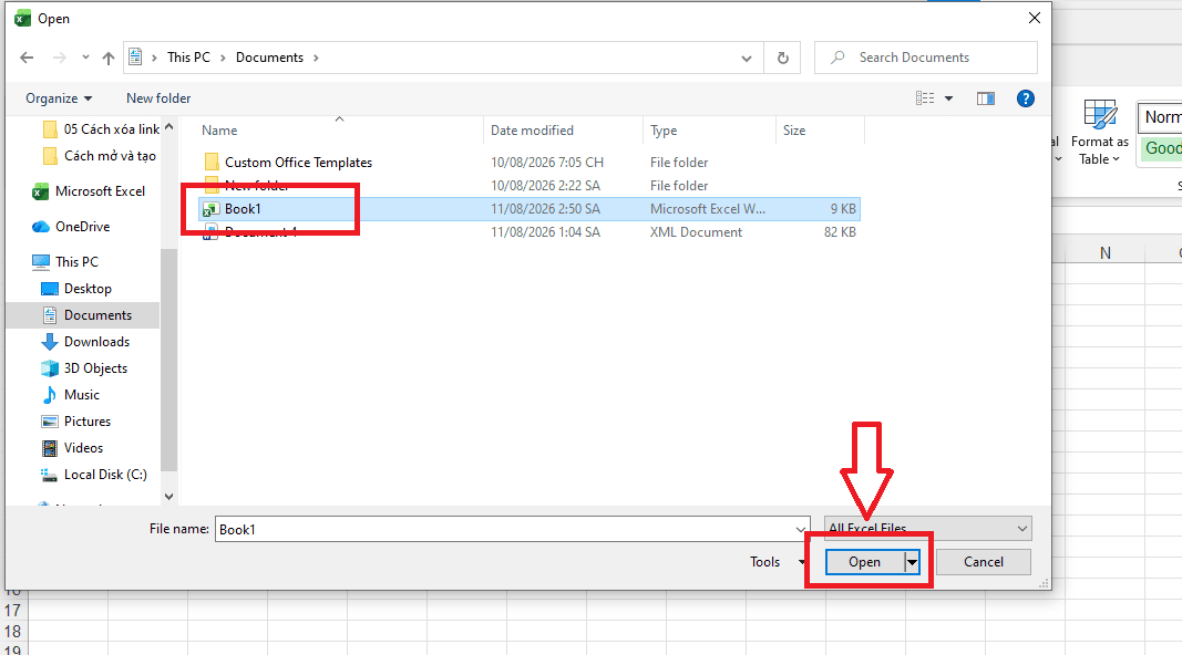 Khôi phục file Excel bị lỗi Corrupt qua tính năng AutoRecover