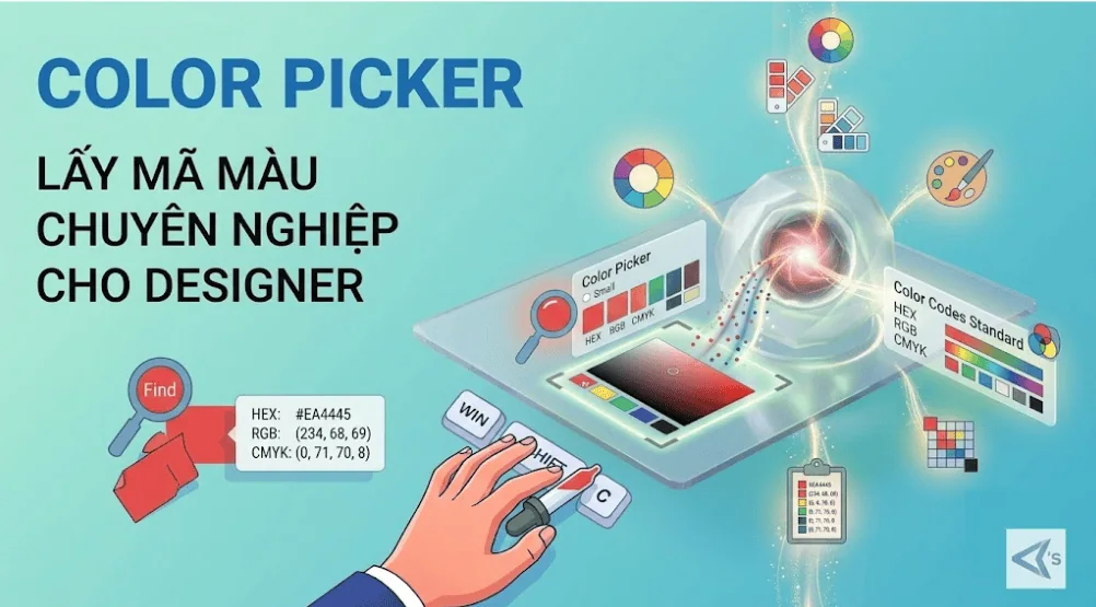 Color Picker lấy mã màu chuyên nghiệp cho Designer