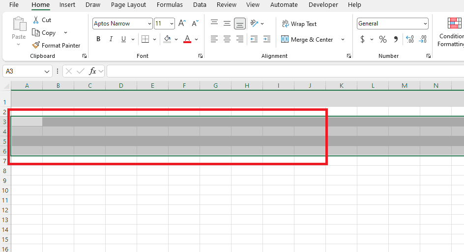 Cách tô màu xen kẽ trong Excel bằng công cụ Format Painter