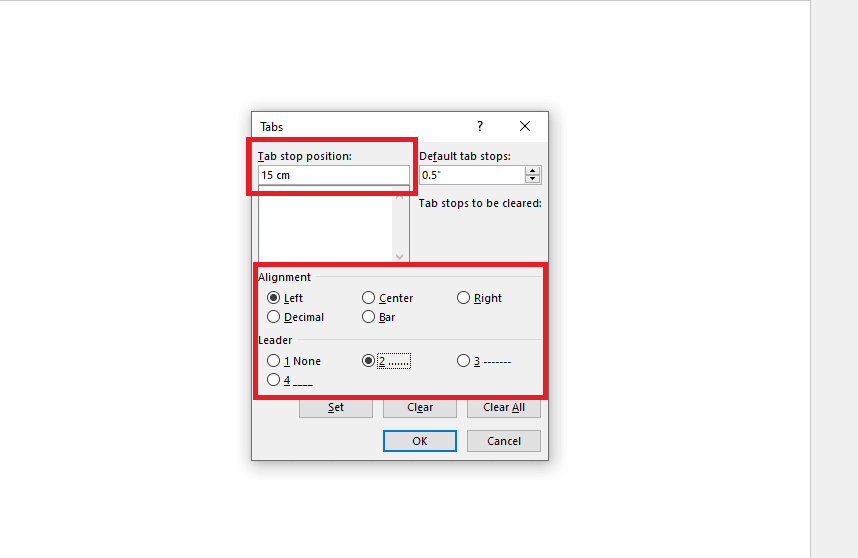 Hướng dẫn cách tạo dòng kẻ chấm trong Word bằng phím Tab (Tối ưu nhất)
