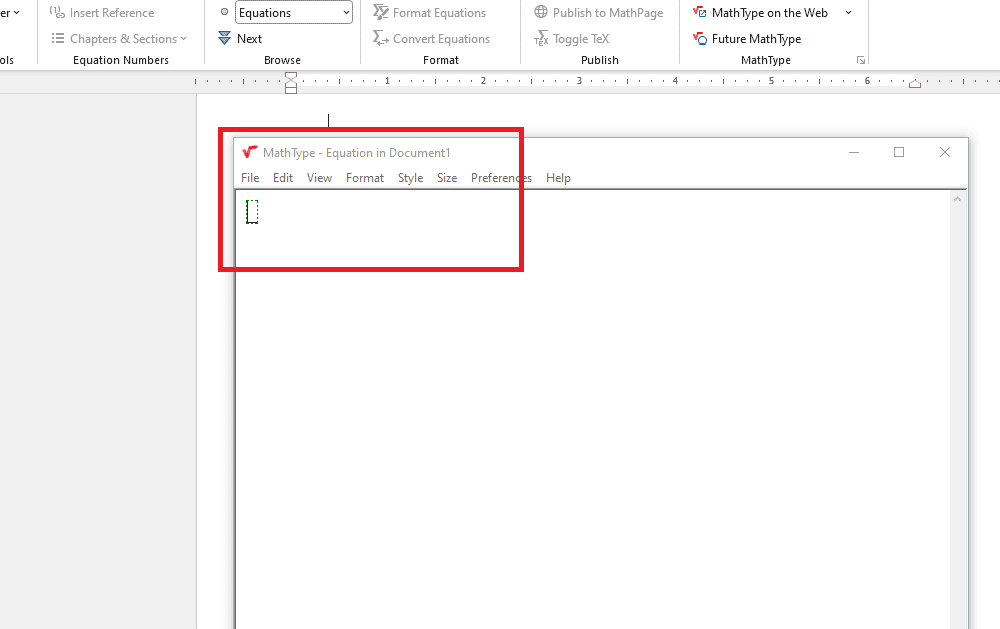 Các bước cài đặt và chèn công thức bằng MathType
