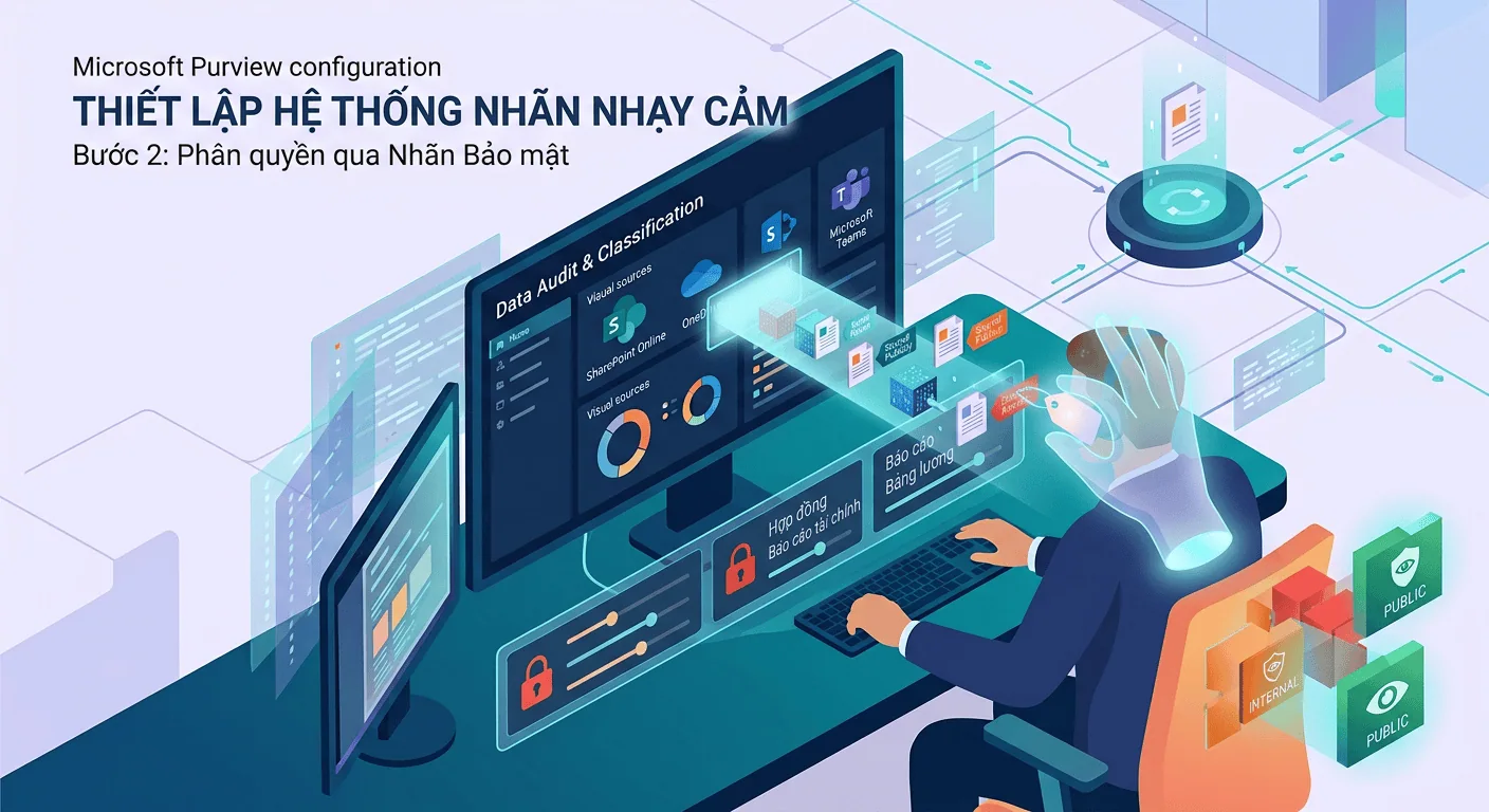 Thiết lập hệ thống nhãn nhạy cảm (Sensitivity Labels)