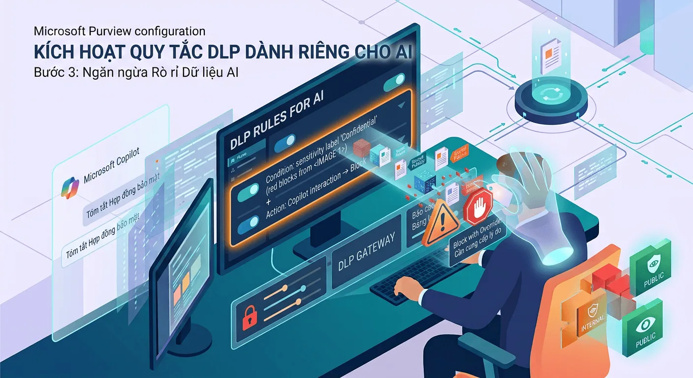 Kích hoạt quy tắc DLP dành riêng cho tương tác AI