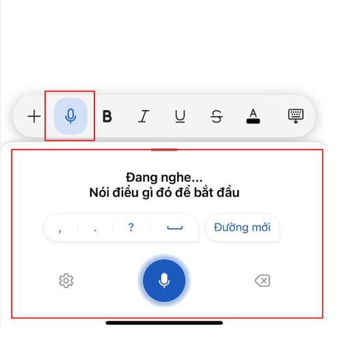 Soạn thảo bằng giọng nói trên ứng dụng Word điện thoại (Android & iOS)